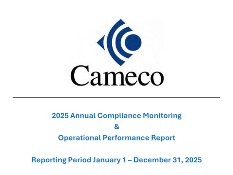 2025 Annual Port Hope Conversion Facility Compliance Report